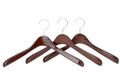 Solid Wood Coat Hanger - Natural Beech Wood for Suits & Coats