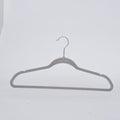 Velvet Flocked Plastic Hanger - Space Saving Closet